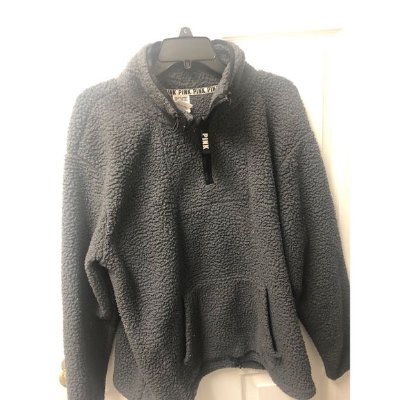 Victoria's Secret Sweaters - Victoria’s Secret Sherpa Pullover - Half zip